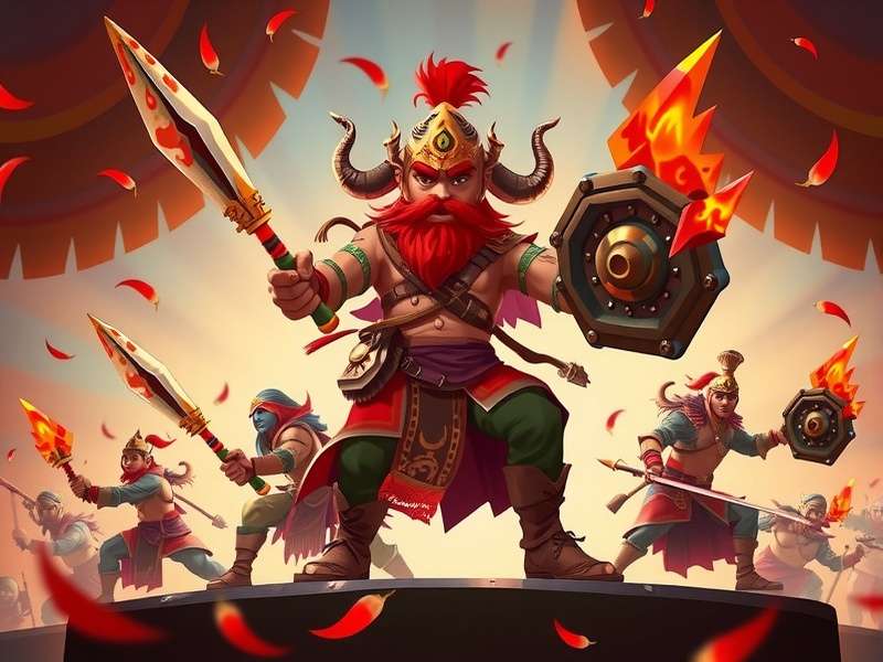 Chilli Warlord tournament in India with players competing on stage